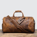 YAKKI GOODS™ Luxury Embossed Full-Grain Leather Duffle Bag | Premium Weekender Travel Bag | Handmade Carry-On Overnight Bag for Men & Women (Copy)