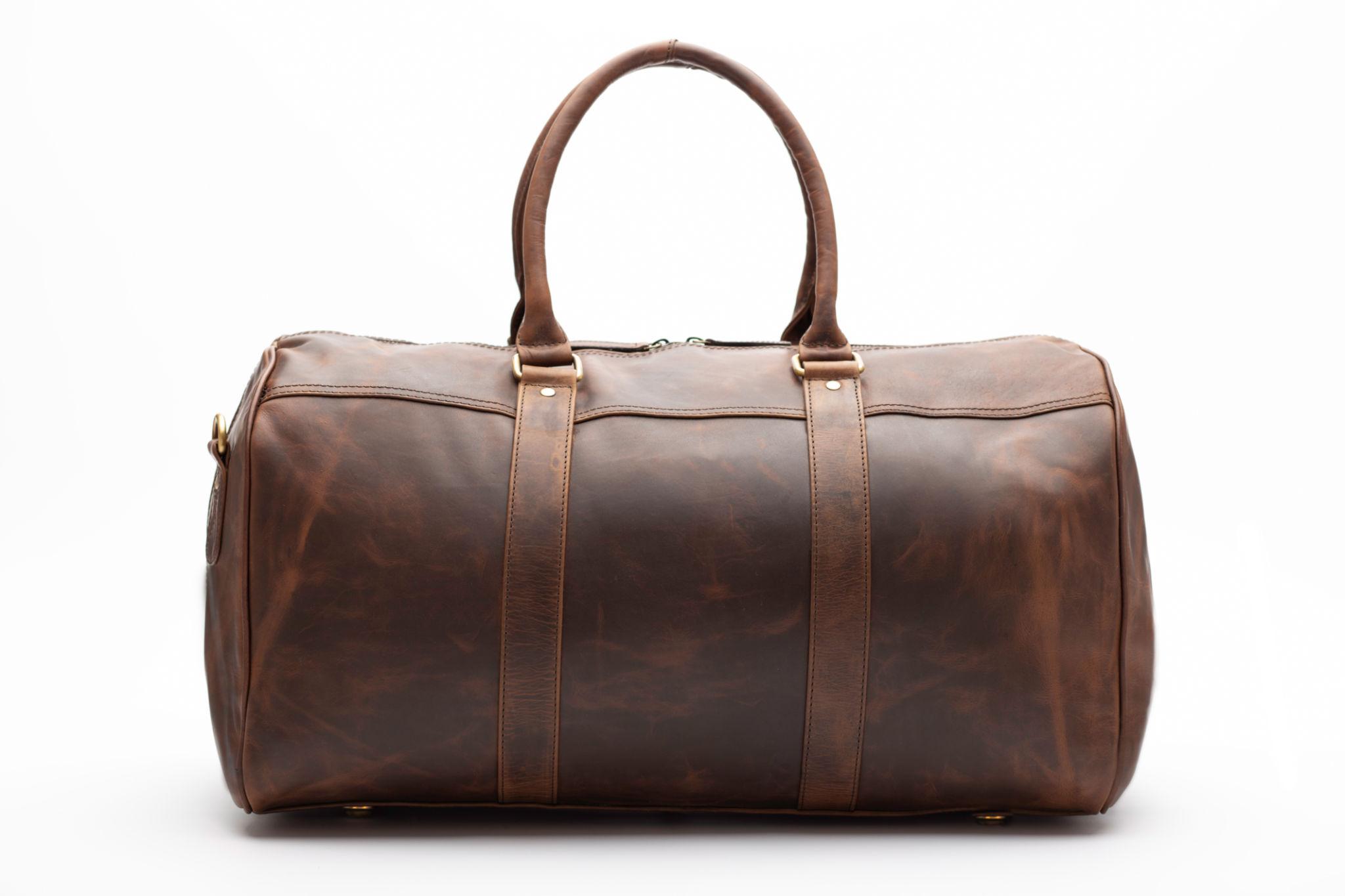 YAKKI GOODS™ Premium Full-Grain Leather Duffle Bag | Luxury Weekender Travel Bag for Men & Women | Carry-On Overnight Gym Bag (Copy)